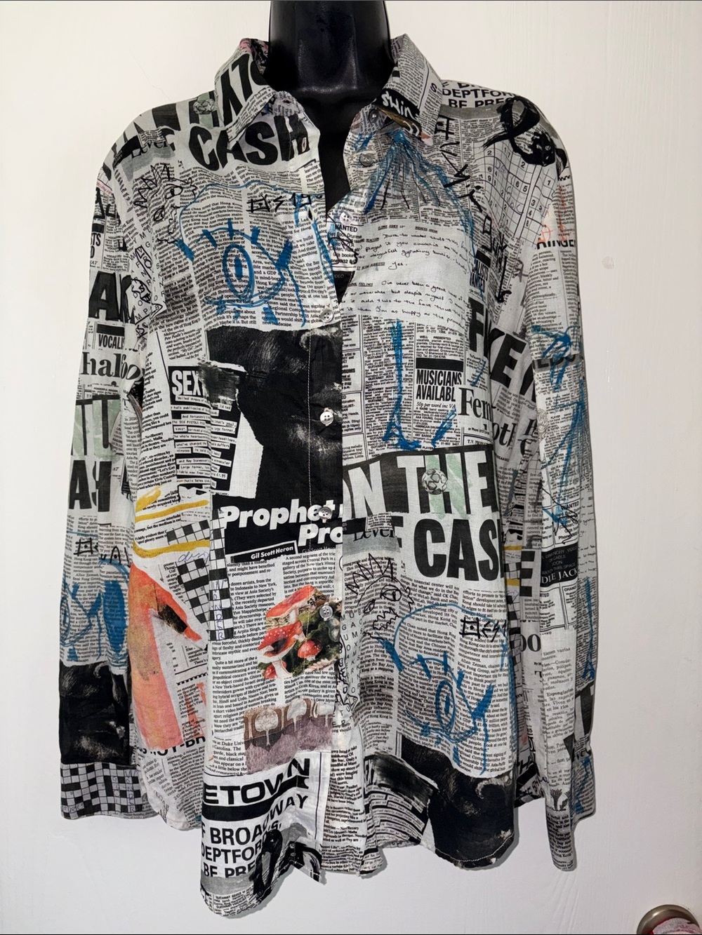 Desigual Newspaper Shirt